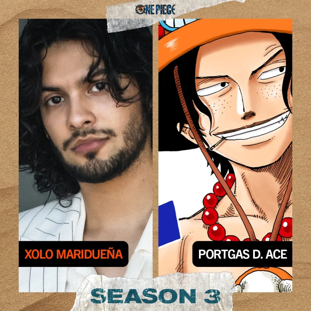 One Piece стає ще гарячішим: Xolo Maridueña зіграє Portgas D. Ace у третьому сезоні на Netflix