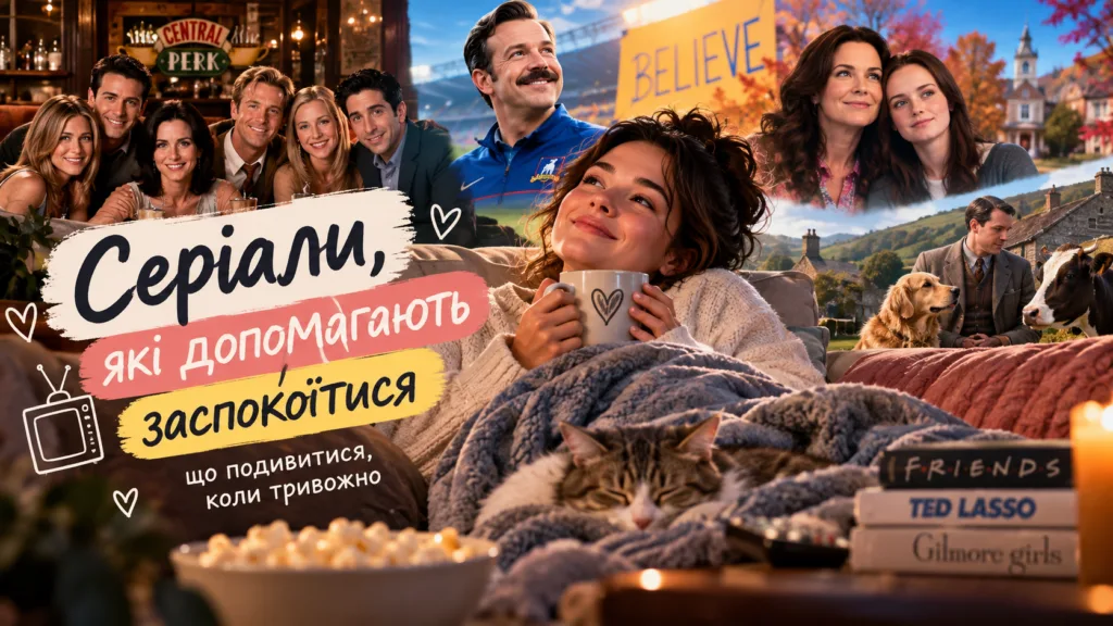 Серіали, які «лікують» тривожність: що дивитися, коли хочеться вимкнути голову 9 Серіали, які «лікують» тривожність: що дивитися, коли хочеться вимкнути голову