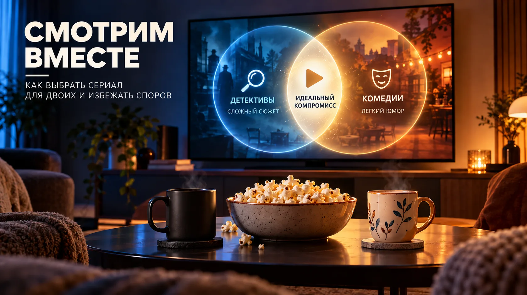 Разные вкусы не мешают смотреть сериалы с партнёром без вечных споров 1 Разные вкусы не мешают смотреть сериалы с партнёром без вечных споров